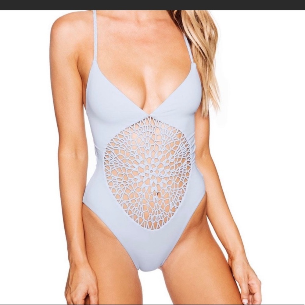 Frankie’s Bikinis Poppy One Piece Cloud Small